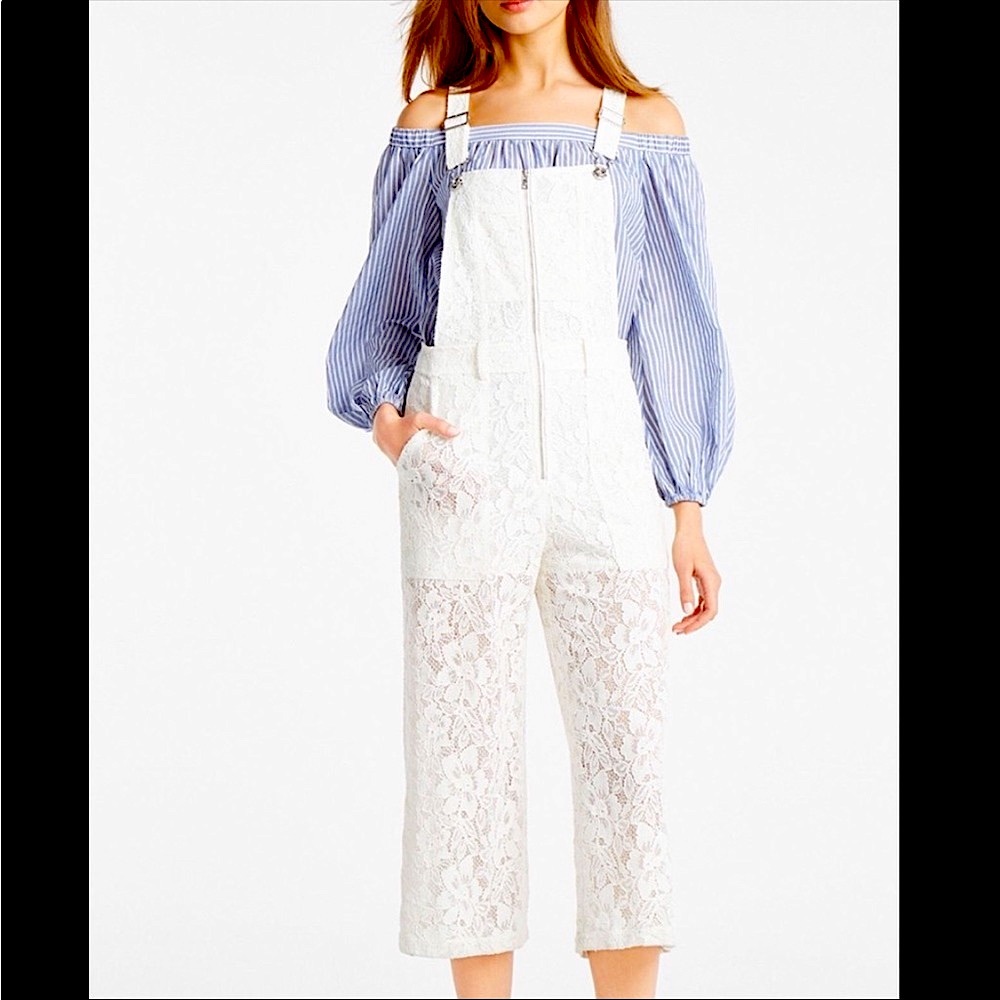 Floral Lace Overall | XS